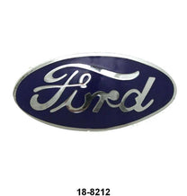 PORCELAIN GRILLE SHELL ORNAMENT EMBLEM - 33 PASSENGER BLUE