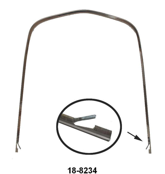 RADIATOR GRILLE SHELL TRIM - 32 PASSENGER STAINLESS