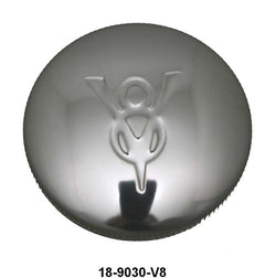 GAS CAP - 32-48 PASS, 32-48 MERC, 32-47 PU WITH V8 LOGO, VENTED