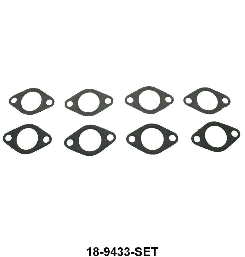 EXHAUST MANIFOLD GASKET - 32-53 PASS/PU, 39-53 MERC V-8, 8 PIECES
