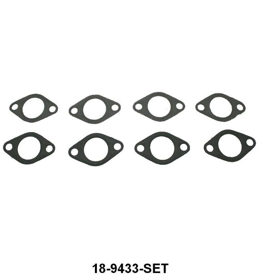 EXHAUST MANIFOLD GASKET - 32-53 PASS/PU, 39-53 MERC V-8, 8 PIECES
