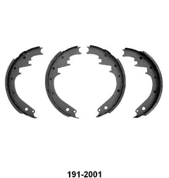 FRONT AND REAR BRAKE SHOES - SEE LIST 52-59 PASS, 49-56 MERC, 48-66 PU 11