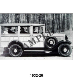 BLACK AND WHITE PICTURES - 32 STATION WAGON