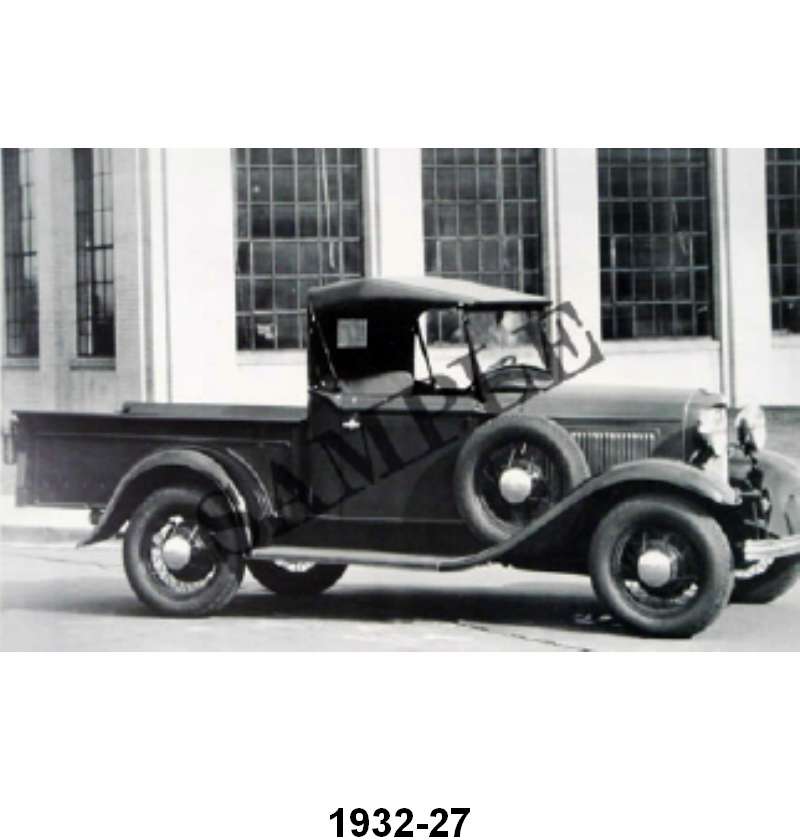 BLACK AND WHITE PICTURES - 32 ROADSTER, PICKUP
