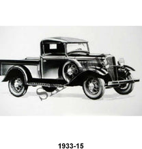 BLACK AND WHITE PICTURES - 33 ROADSTER PICKUP
