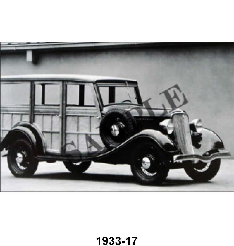 BLACK AND WHITE PICTURES - 33 STATION WAGON