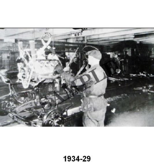 BLACK AND WHITE PICTURES - 34 ASSEMBLY LINE