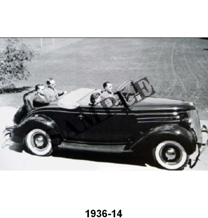 BLACK AND WHITE PICTURES - 36 CABRIOLET W/RUMBLE