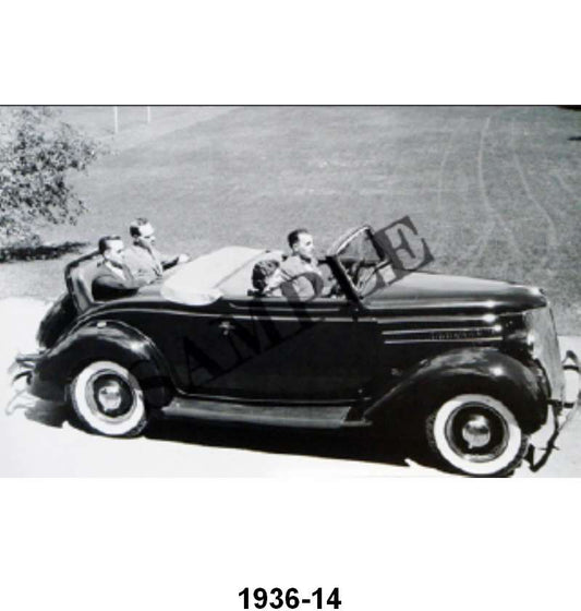 BLACK AND WHITE PICTURES - 36 CABRIOLET W/RUMBLE