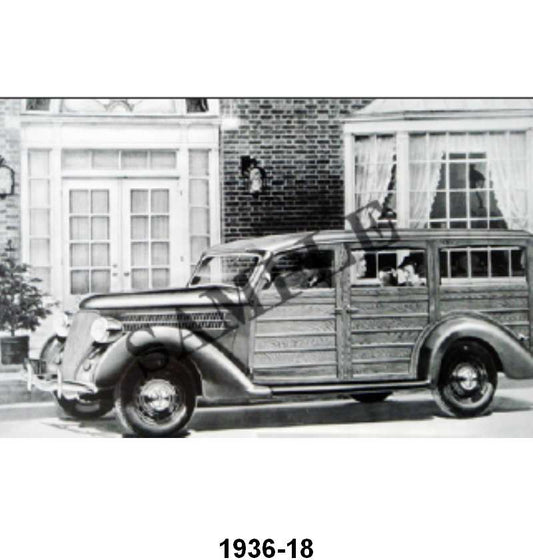 BLACK AND WHITE PICTURES - 36 STATION WAGON