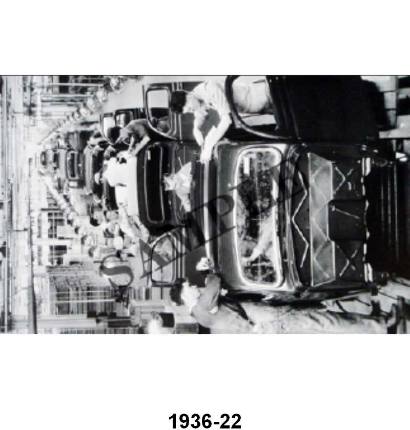 BLACK AND WHITE PICTURES - 36 ASSEMBLY LINE VIEW