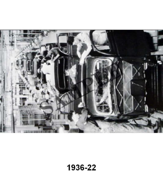 BLACK AND WHITE PICTURES - 36 ASSEMBLY LINE VIEW