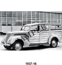 BLACK AND WHITE PICTURE - 37 STATION WAGON