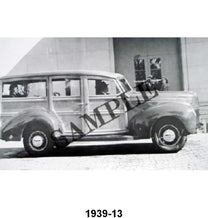 BLACK AND WHITE PICTURES - 39 STATION WAGON W/PEOPLE
