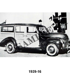 BLACK AND WHITE PICTURES - 39 STATION WAGON SIDE