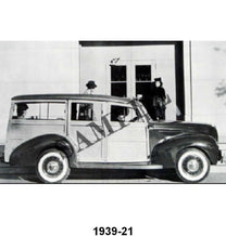 BLACK AND WHITE PICTURES - 39 STATION WAGON SIDE