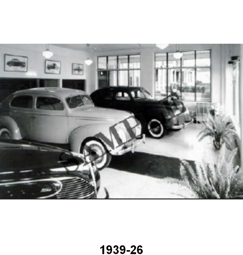 BLACK AND WHITE PICTURES - 39 DEALER SHOWROOM