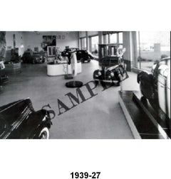 BLACK AND WHITE PICTURES - 39 LARGE DEALER SHOWROOM