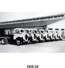 BLACK AND WHITE PICTURES - FLEET OF 1939 CABOVER