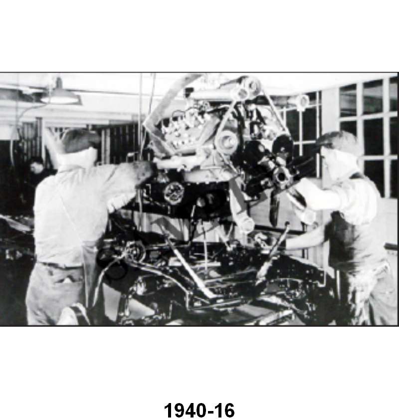 BLACK AND WHITE PICTURES - 40 ASSEMBLY LINE FRAME