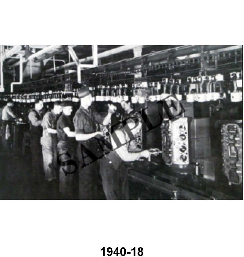 BLACK AND WHITE PICTURES - 40 ASSEMBLY LINE PISTON