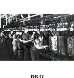 BLACK AND WHITE PICTURES - 40 ASSEMBLY LINE PISTON