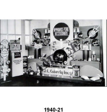 BLACK AND WHITE PICTURES - 40 FORD ACCESSORY DISPLAY
