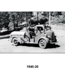 BLACK AND WHITE PICTURES - 1940 CABOVER FIRE TRUCK FOR