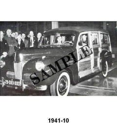 BLACK AND WHITE PICTURES - 41 V-8 STATION WAGON