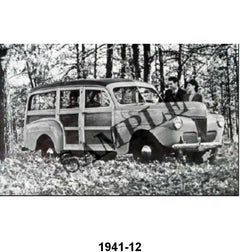 BLACK AND WHITE PICTURES - 41 STATION WAGON