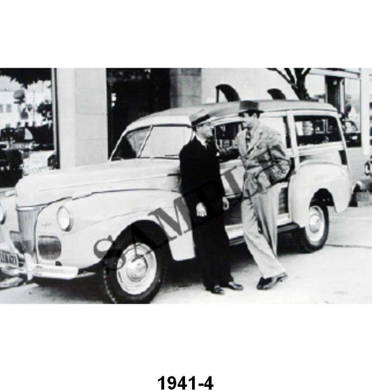 BLACK AND WHITE PICTURE - 41 STATION WAGON