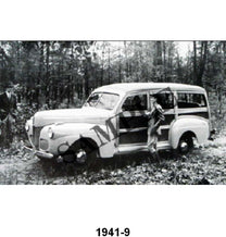 BLACK AND WHITE PICTURE - 41 STATION WAGON SIDE