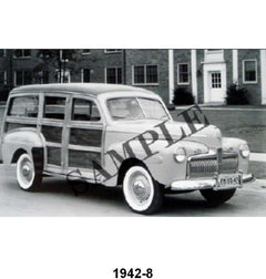 BLACK AND WHITE PICTURES - 42 FORD WAGON