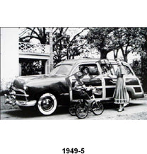 BLACK AND WHITE PICTURES - 49 WOODY STATION WAGON