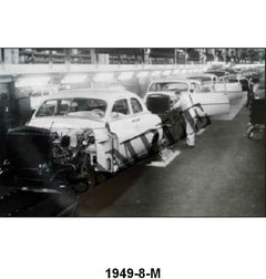 BLACK AND WHITE PICTURES - 49 MERCURY ASSEMBLY LINE