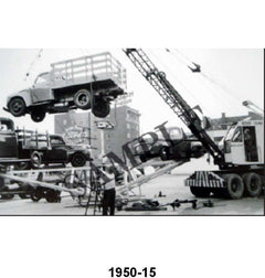 BLACK AND WHITE PICTURES - NEW 50 FORD TRUCKS