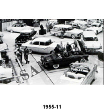 BLACK AND WHITE PICTURES - 1955 FORDS AT MOTORAMA