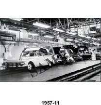 BLACK AND WHITE PICTURE - 57 RETRACT ASSY LINE