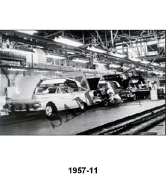 BLACK AND WHITE PICTURE - 57 RETRACT ASSY LINE