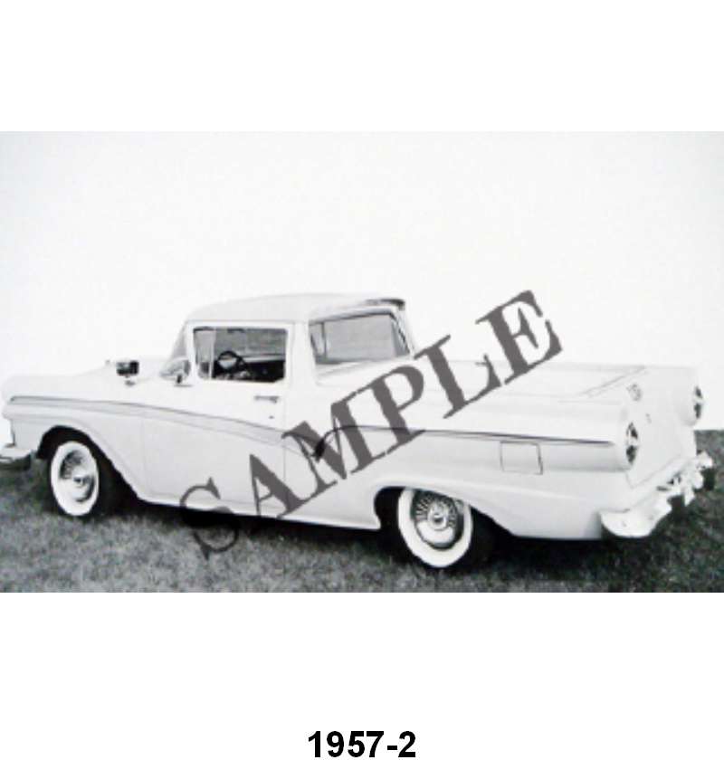 BLACK AND WHITE PICTURE - 57 RANCHERO