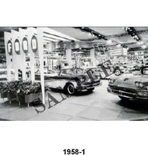 BLACK AND WHITE PICTURE - 58 LARGE DEALER AUTO EXPO