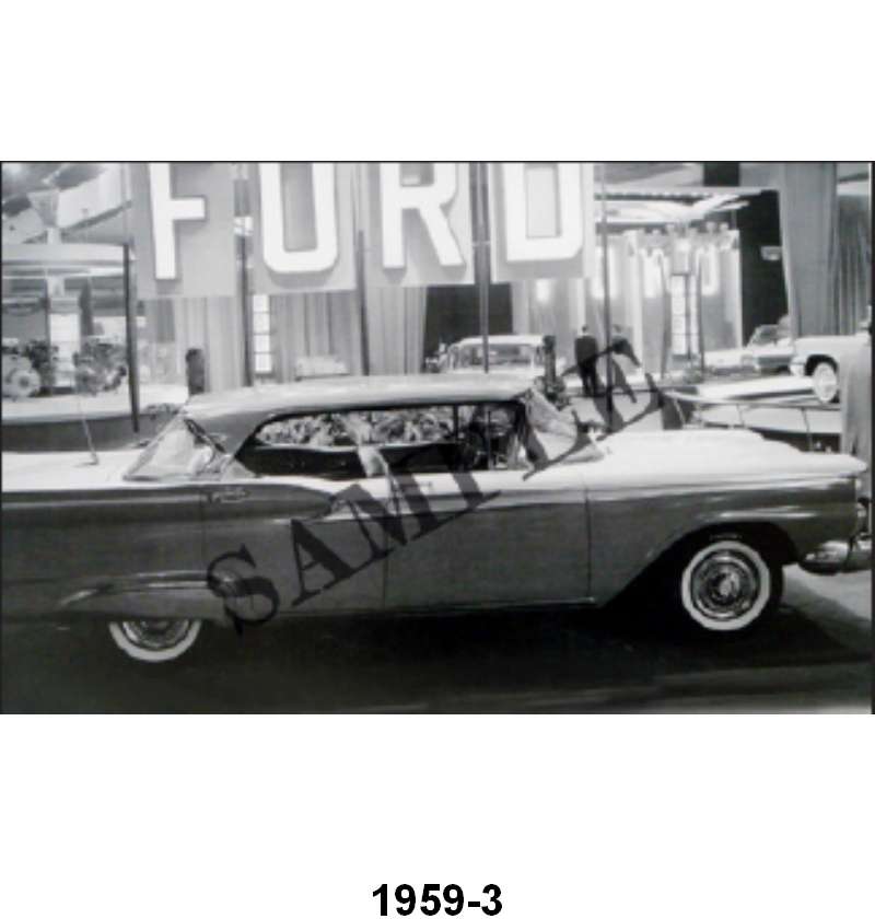 BLACK AND WHITE PICTURE - 59 4-DOOR HARDTOP