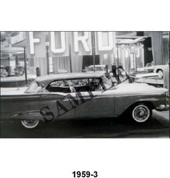 BLACK AND WHITE PICTURE - 59 4-DOOR HARDTOP