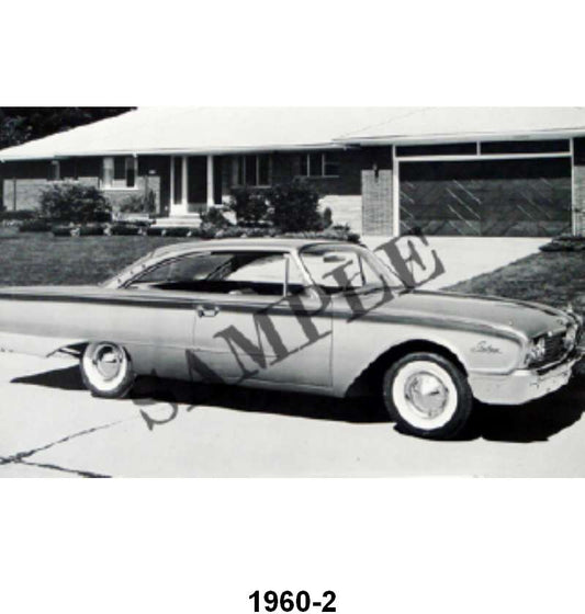 BLACK AND WHITE PICTURE - 60 STARLINER SIDE VIEW