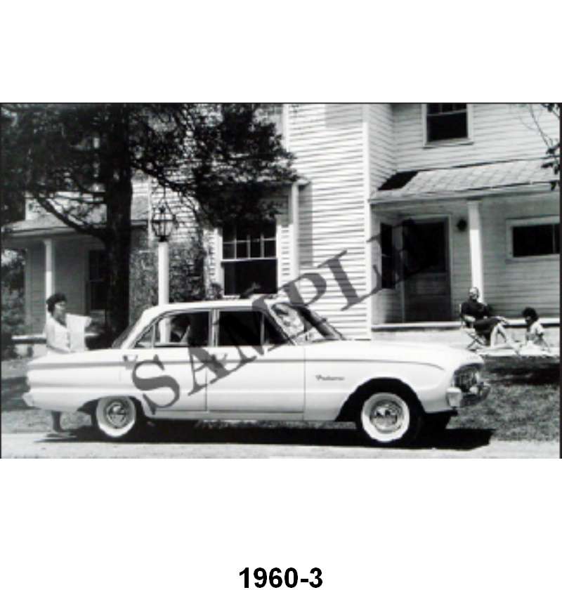 BLACK AND WHITE PICTURE - 60 FALCON 4-DOOR SEDAN
