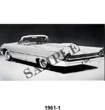 BLACK AND WHITE PICTURE - 61 GALAXIE CONVERTIBLE