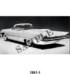 BLACK AND WHITE PICTURE - 61 GALAXIE CONVERTIBLE