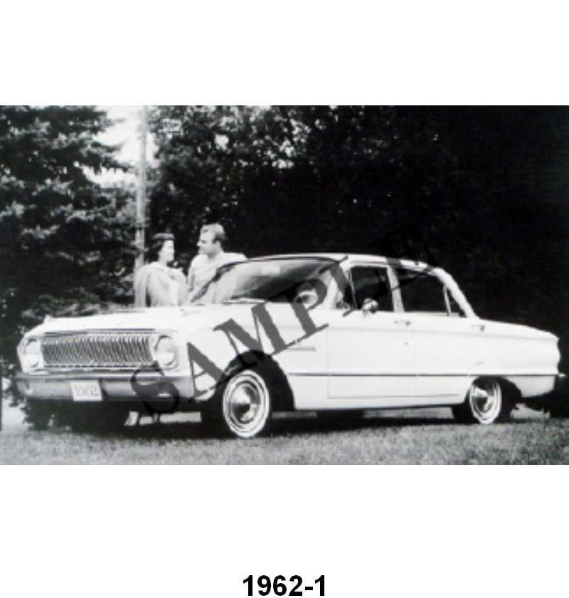 BLACK AND WHITE PICTURE - 62 FALCON 4-DOOR SEDAN