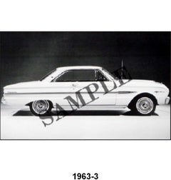 BLACK AND WHITE PICTURE - 63 FALCON SPRINT, 2-DOOR HARDTOP