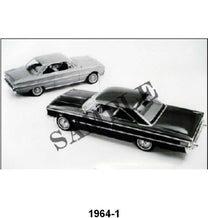 BLACK AND WHITE PICTURE - 64 GALAXIE HARDTOP & FALCON SPRINT HARDTOP